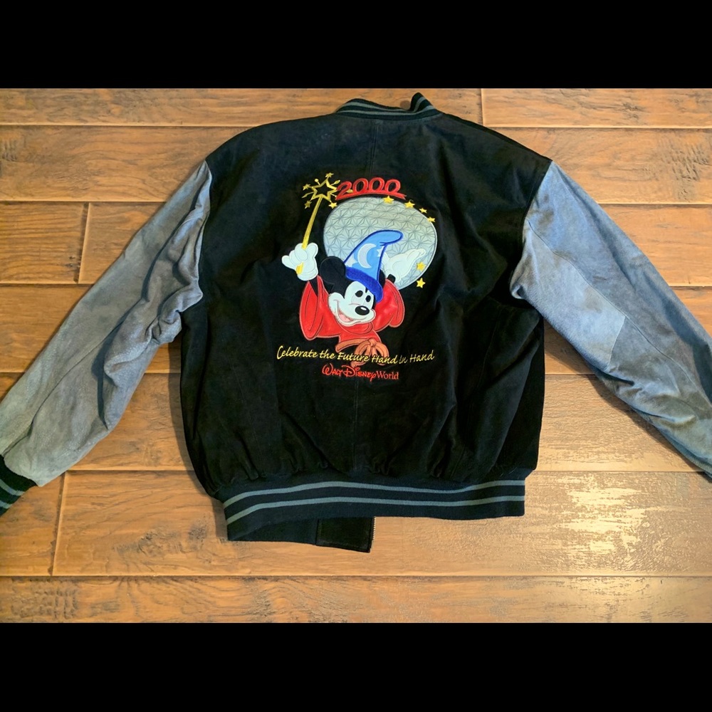 Millennium Mickey Varsity leather Jacket NWOT